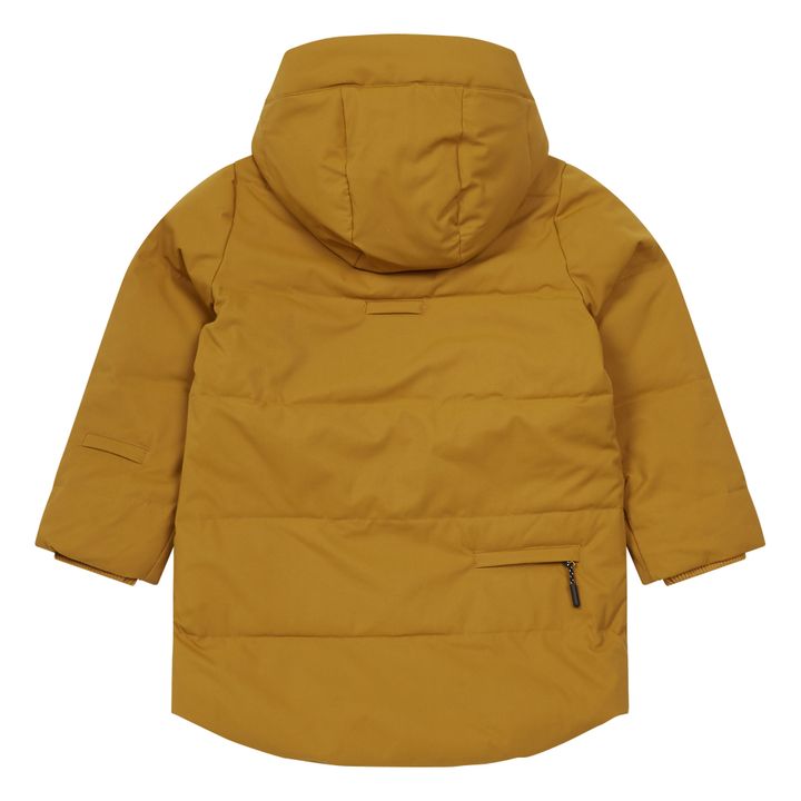 Gosoaky - Tiger Long Puffer Coat - Camel | Smallable