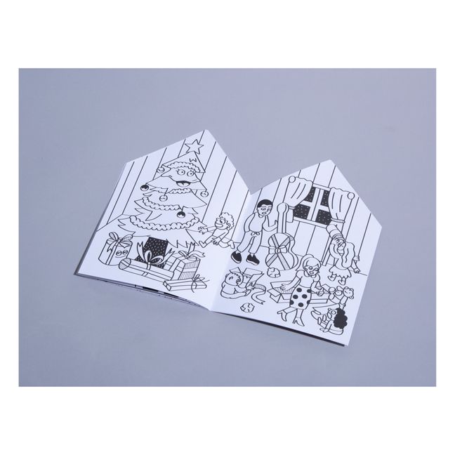 Libro para colorear - El taller de Papá Noel