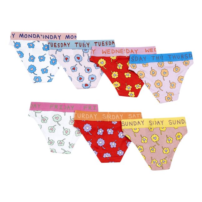 Wochenpack Unterhosen Bio-Baumwolle | Rosa