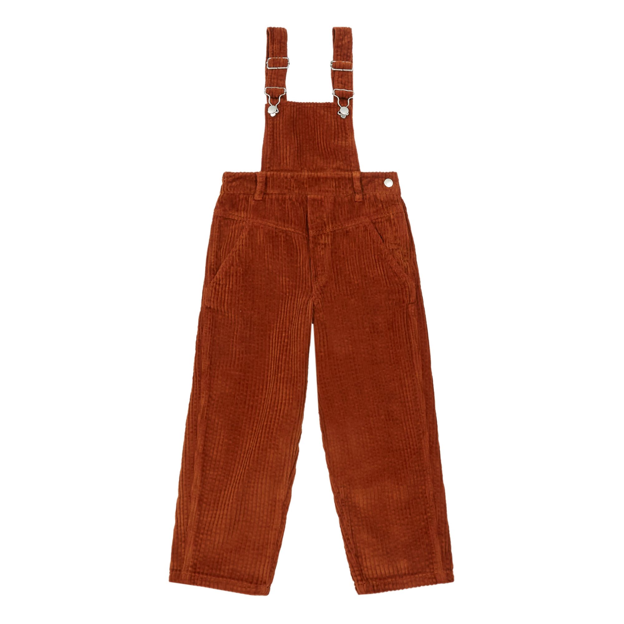 Hundred Pieces - Salopette Velours Côtelé - Fille - Noisette