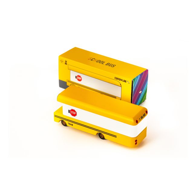 Wooden School Bus Toy