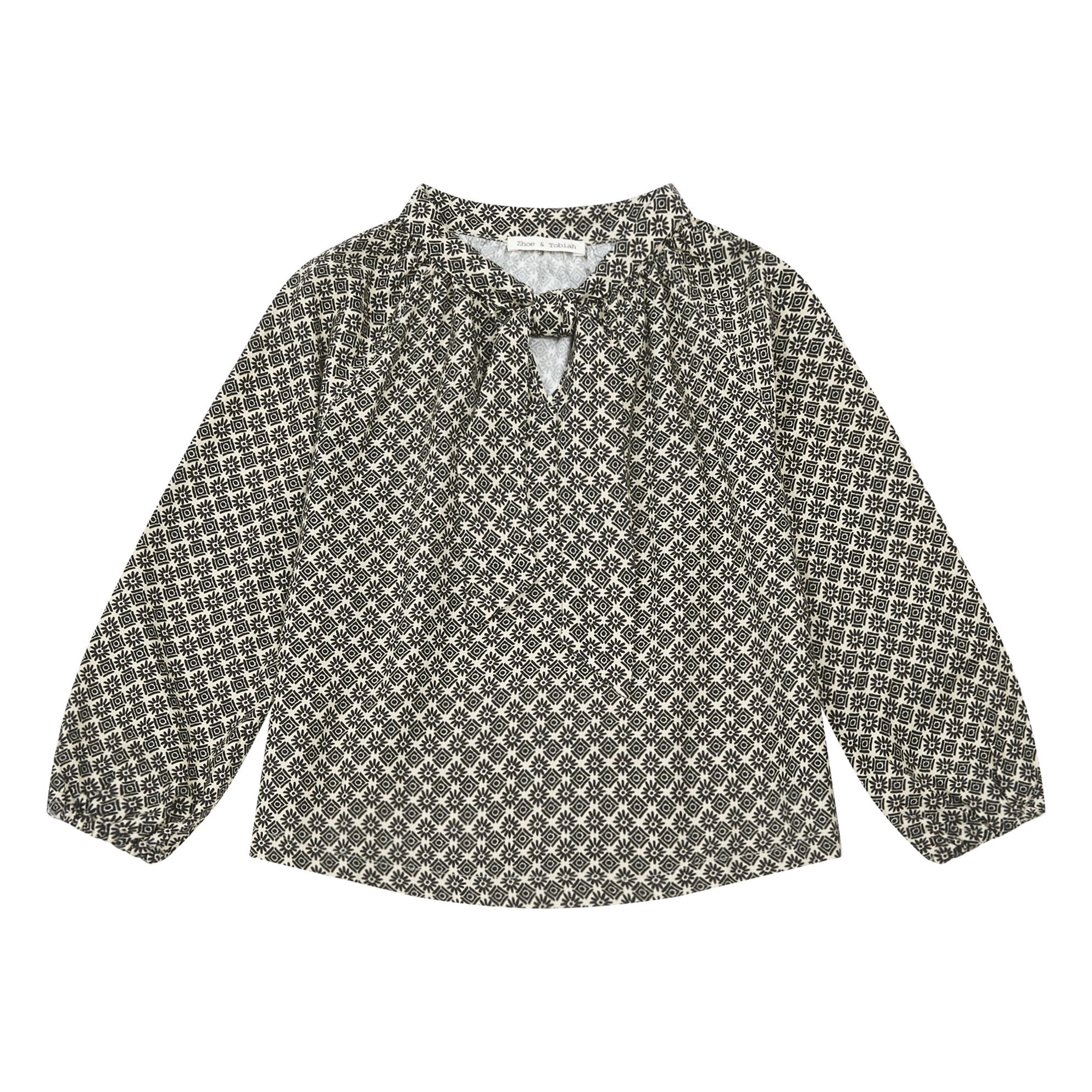 Zhoe & Tobiah - Blouse Fleurs - Fille - Ecru
