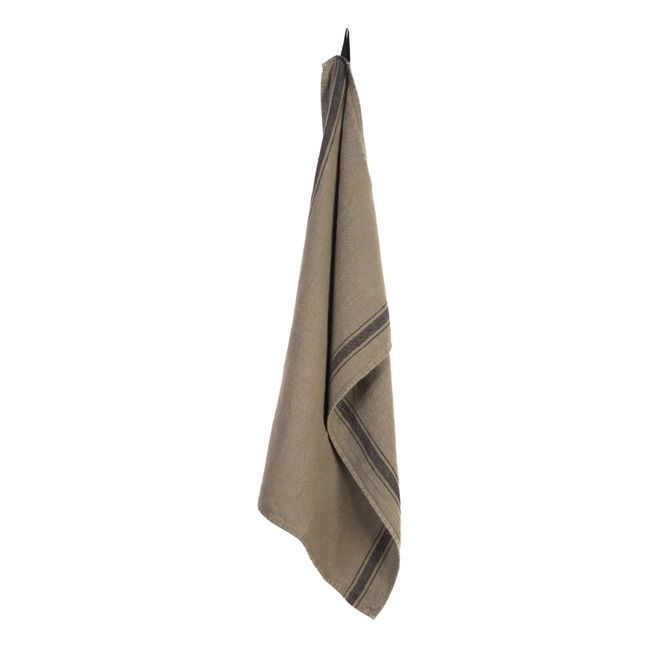 Olbia Linen Teatowel  | Khaki