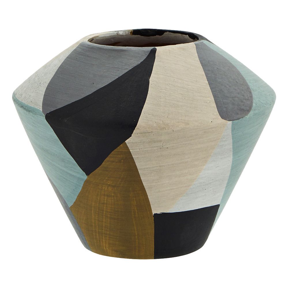 Terracotta Vase Blue- Product image n°0