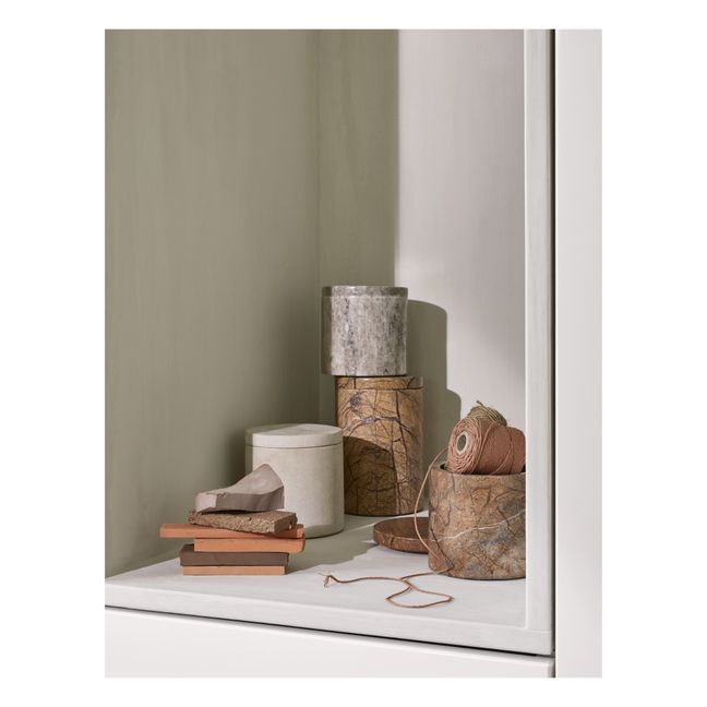 Boite Osvald en marbre | Gris