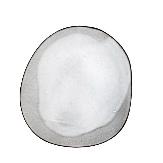 Plato de cerámica | Blanco