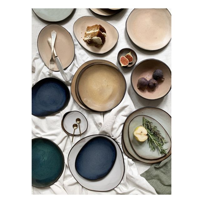 Oval Ceramic Plate | Sage