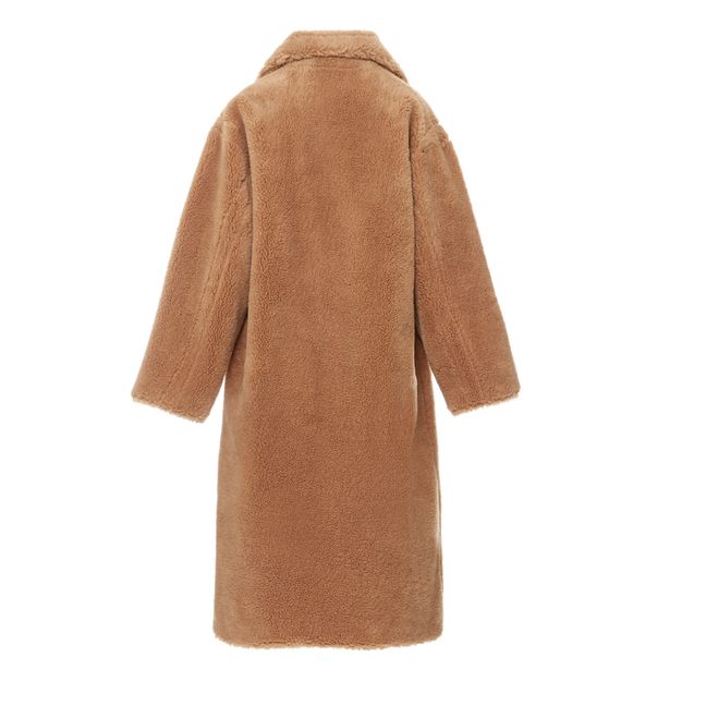 Maria Faux Fur Coat  | Camel