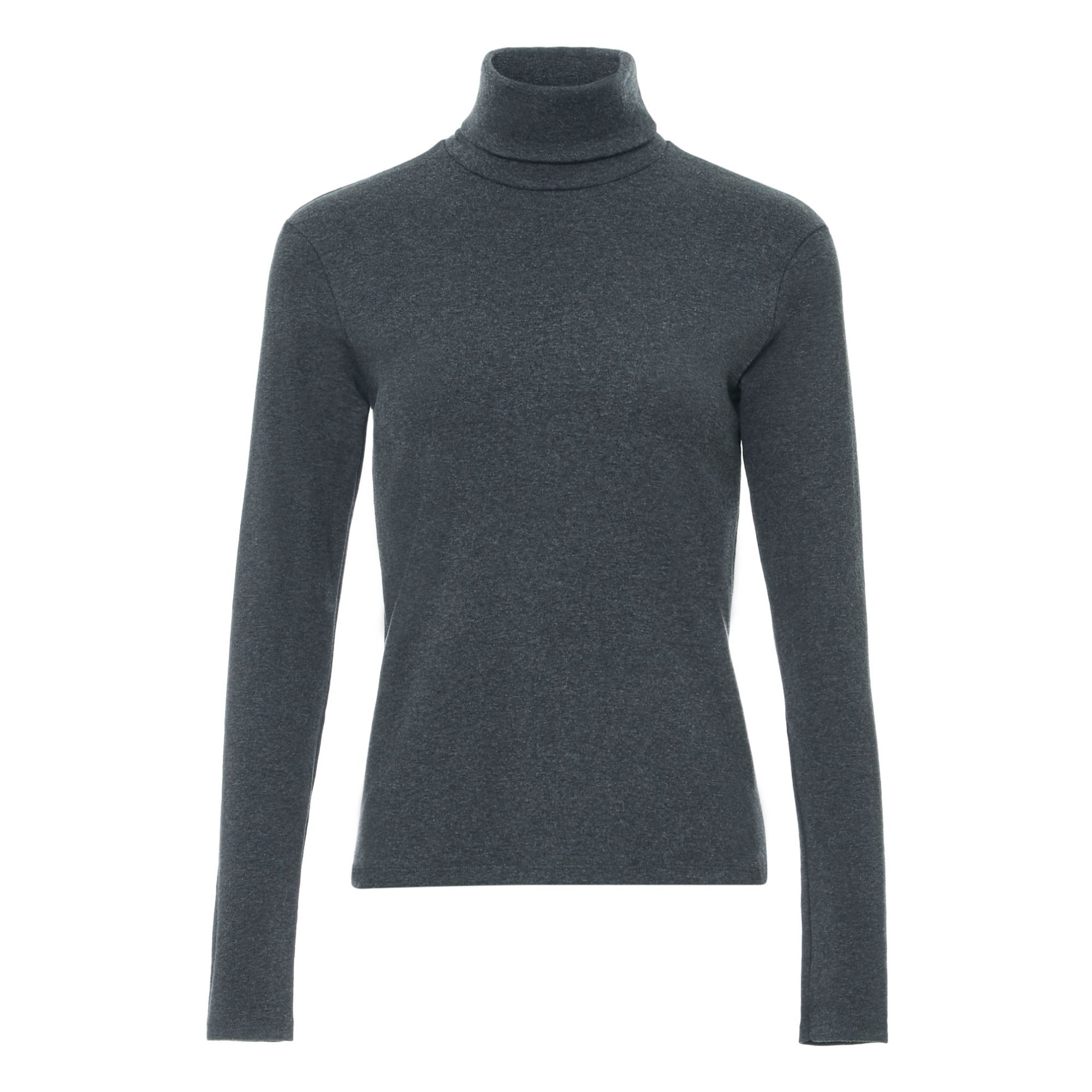 Iconic Polo-neck Jumper - Adult Collection Heather grey Petit