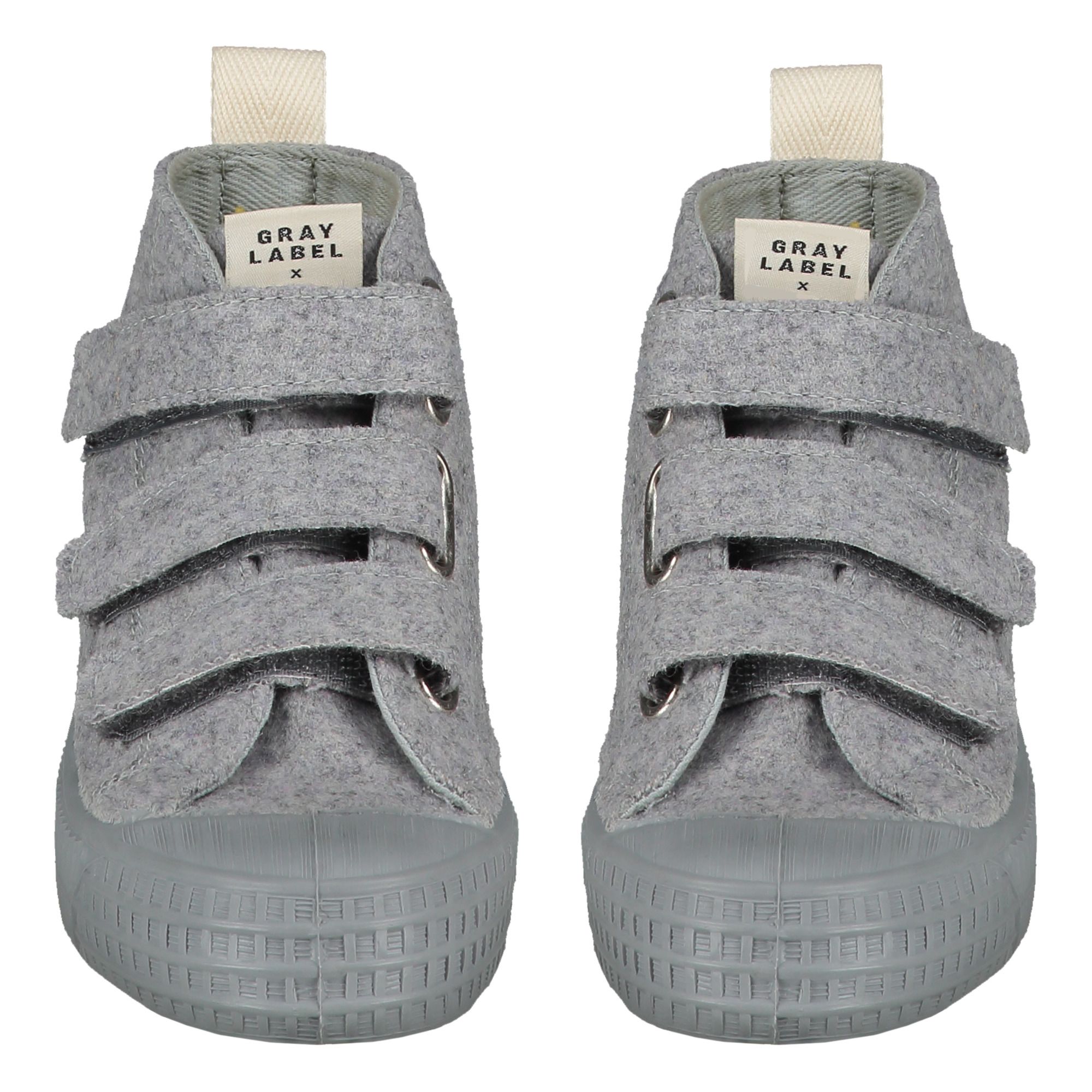Gray Label - Baskets à Scratch Feutre - Fille - Gris