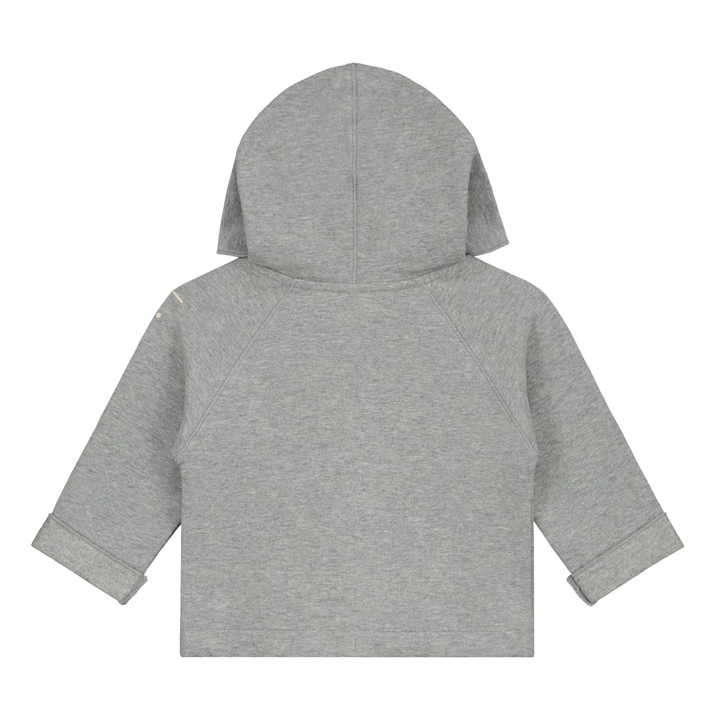 cotton hooded cardigan