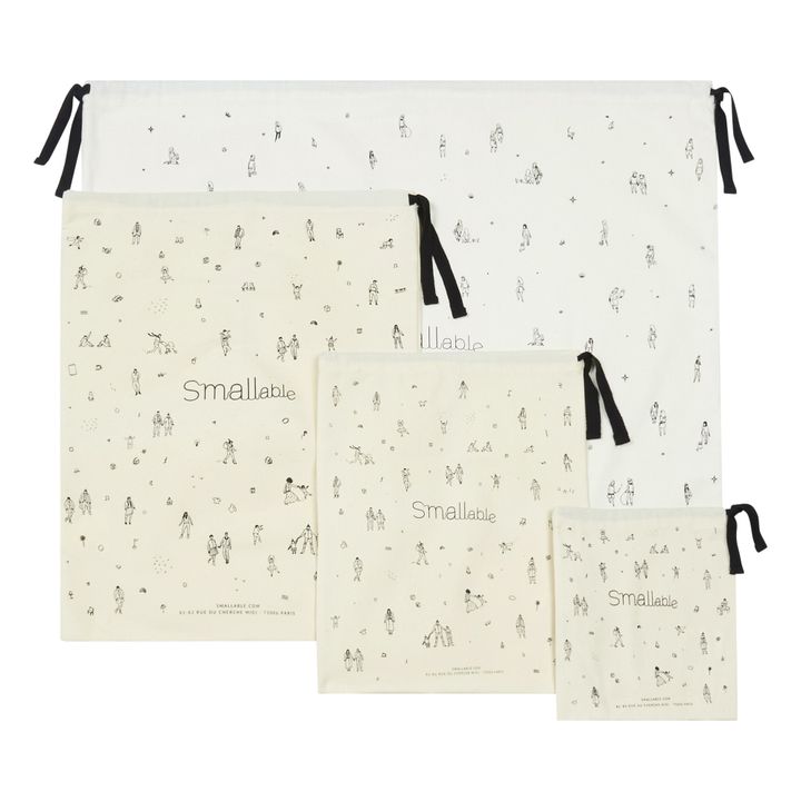 Smallable - Smallable cotton gift pouch - Size L (70x60 cm) - Ecru