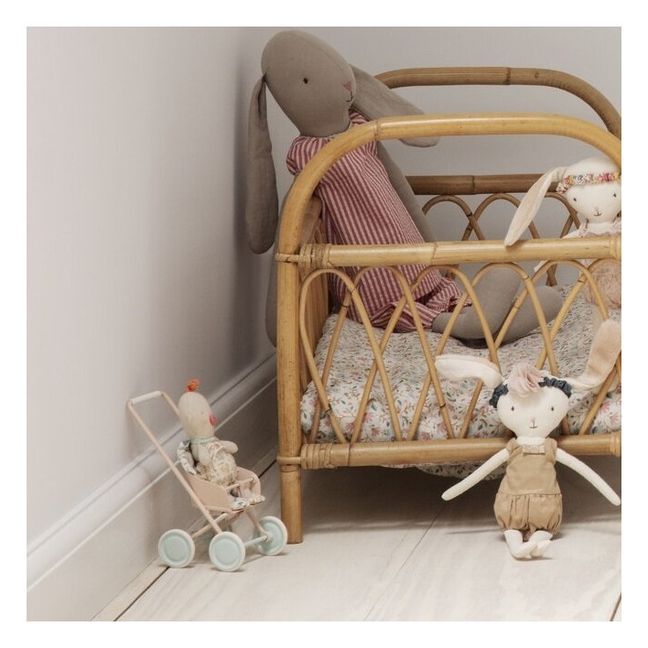 Puppenwagen aus Rattan Rosa Olli Ella Spiele und Freizeit Kind Smallable