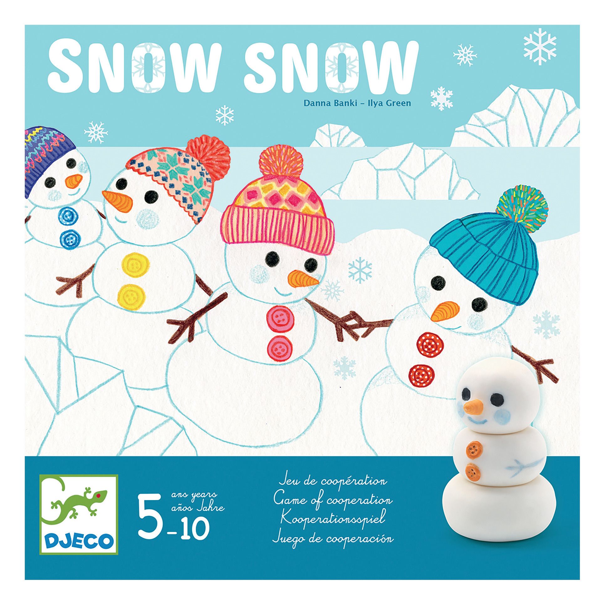 Djeco - Jeu de coopération Snow snow - Multicolore