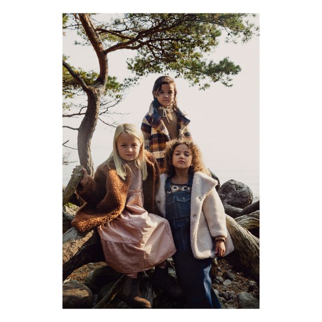 Manteau Façon Fourrure Freya | Naturel