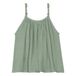 Mia Organic Cotton Top with Suspenders Green clay- Miniature produit n°1