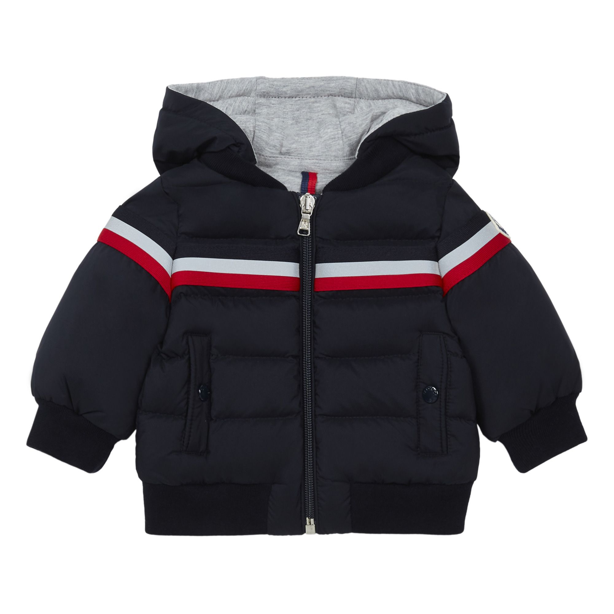 moncler navy blue puffer jacket