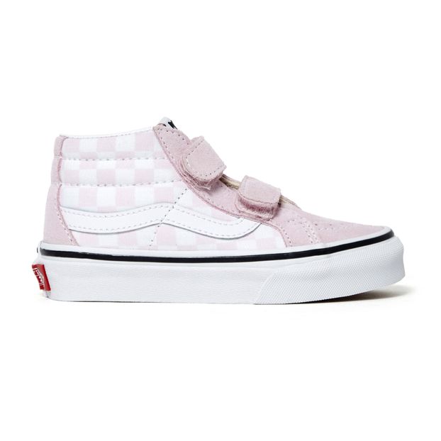 pink velcro sneakers