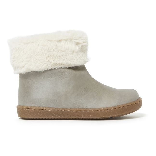 Fur Boots - Collection Two Con Me - Grey