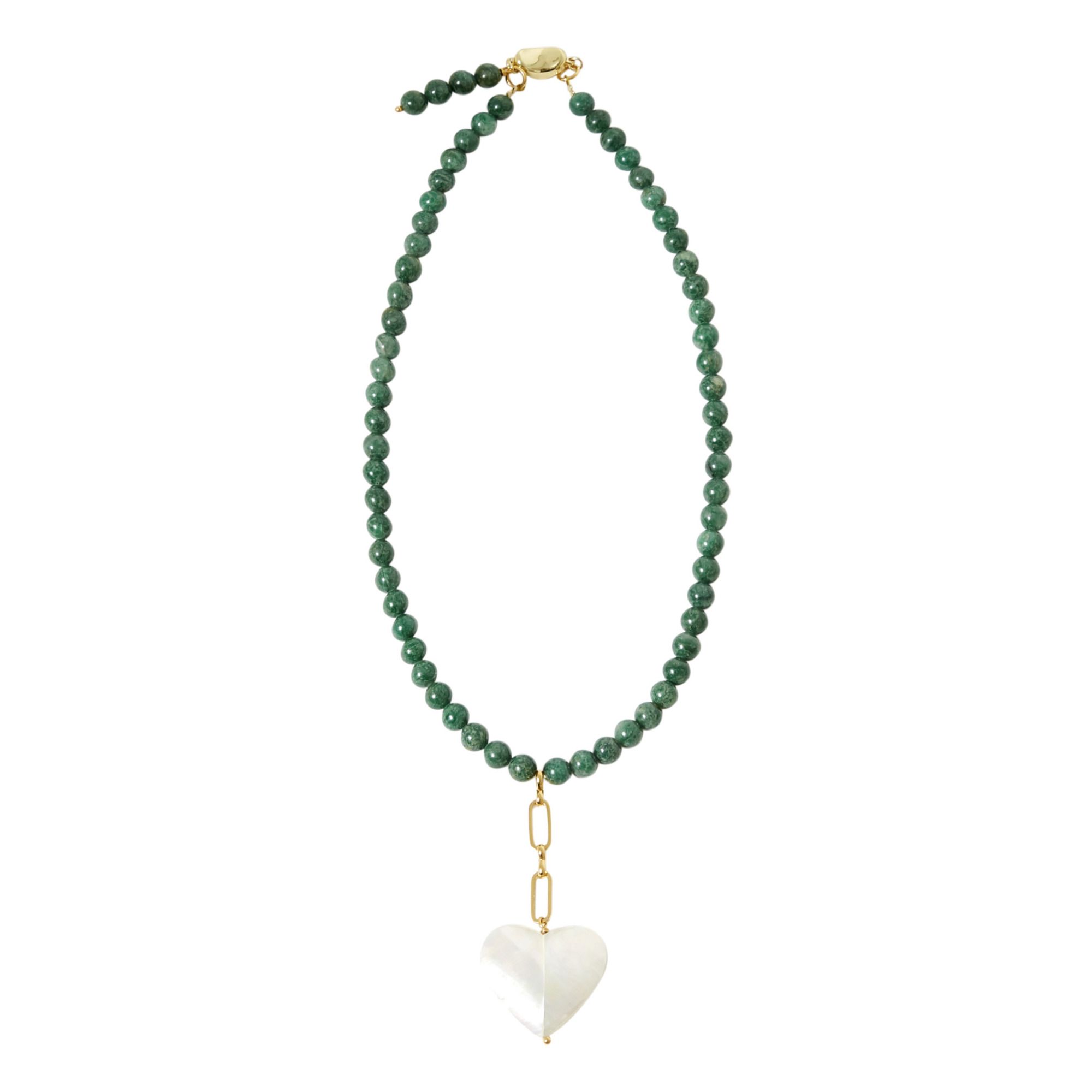 Timeless Pearly - Collier Perles - Femme - Vert