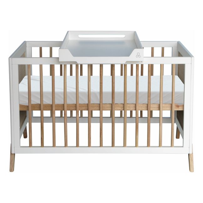 Linéa Baby Changing Table and Mattress Beech Leander Design Baby