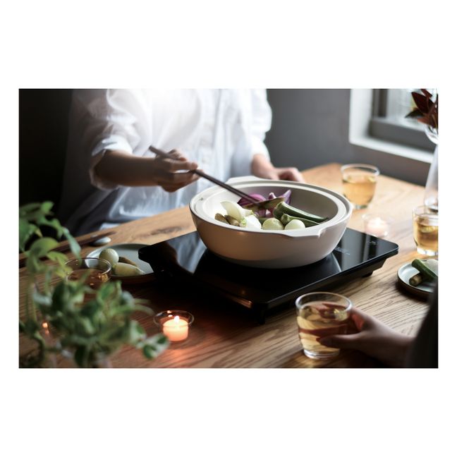 Kakomi Ceramic Donabe | White