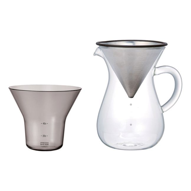 Kaffee-Karaffe Set aus Edelstahl | Stahl