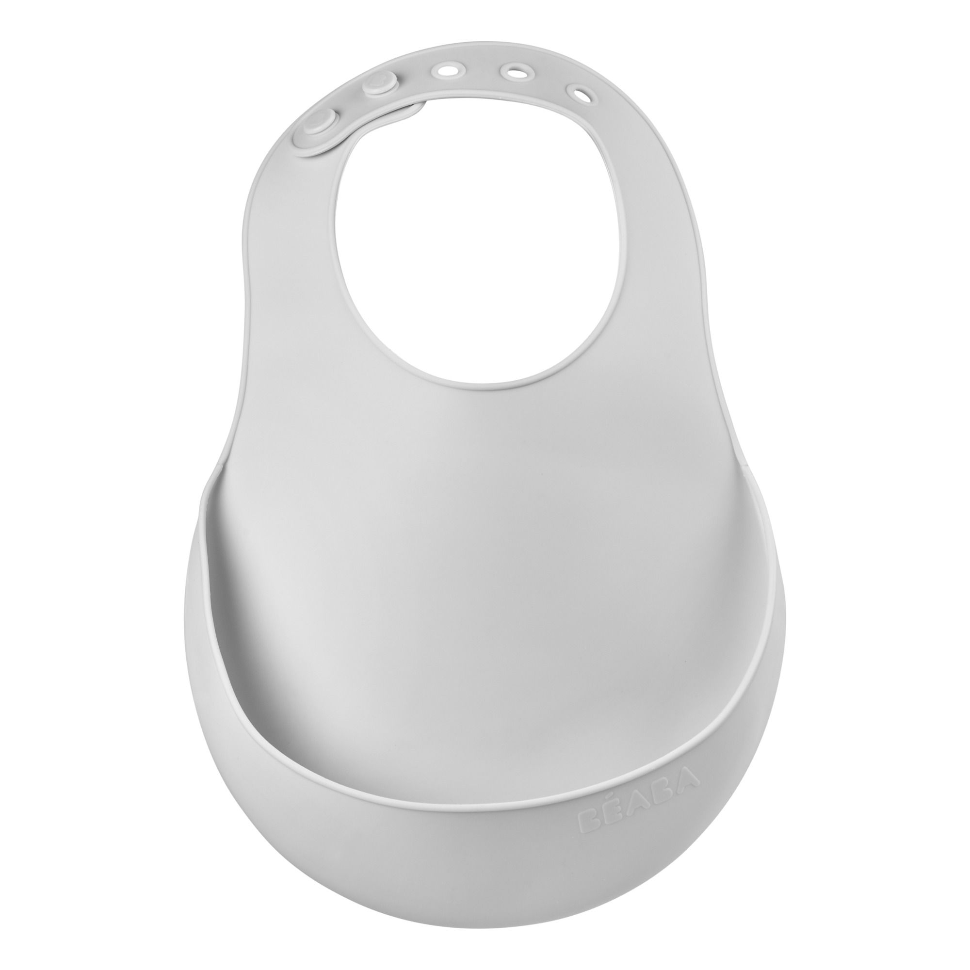 Béaba - Bavoir silicone - Bleu pâle