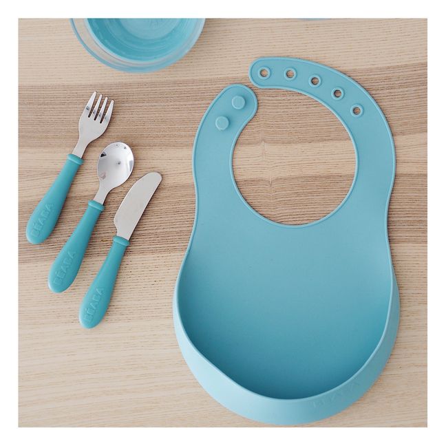 Silicone Bib | Pale green