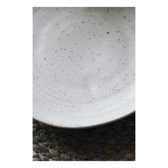 Assiette Pion en porcelaine | Blanc