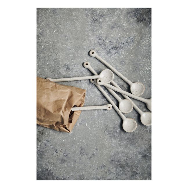 Pawn Porcelain Spoon | White