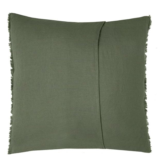 Kissenbezug aus Leinen | Khaki