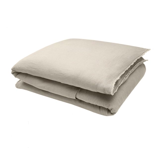 Washed Linen Quilt Cover | Natural
