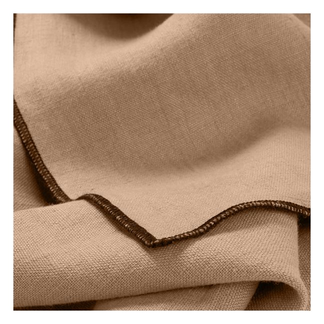 Servilletas de lino lavado - Set de 4 | Rosa Viejo