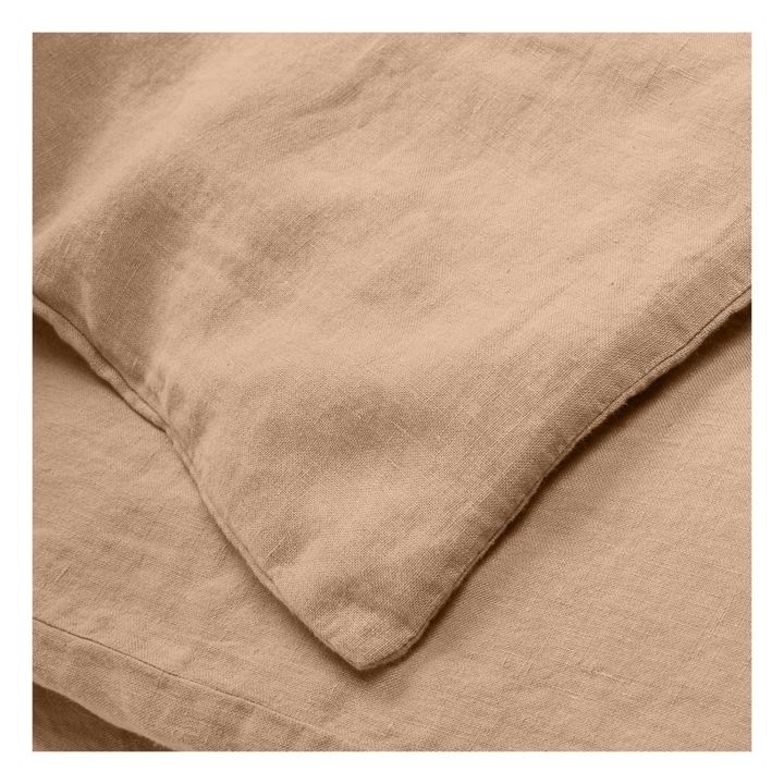 Funda nórdica de lino lavado | Rosa Viejo- Imagen del producto n°2