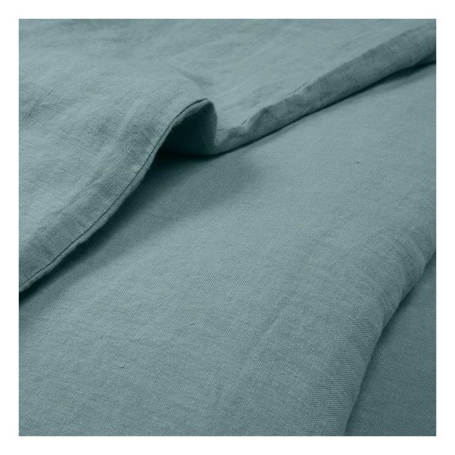 Washed Linen Duvet Cover | Sky blue