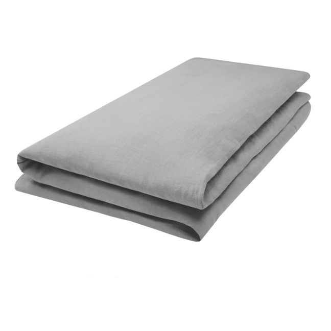 Bettbezug aus Leinen | Gris graphite