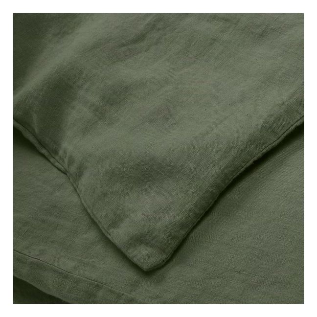 Washed Linen Duvet Cover | Khaki