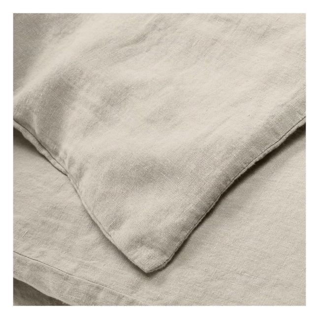 Washed Linen Duvet Cover | Natural