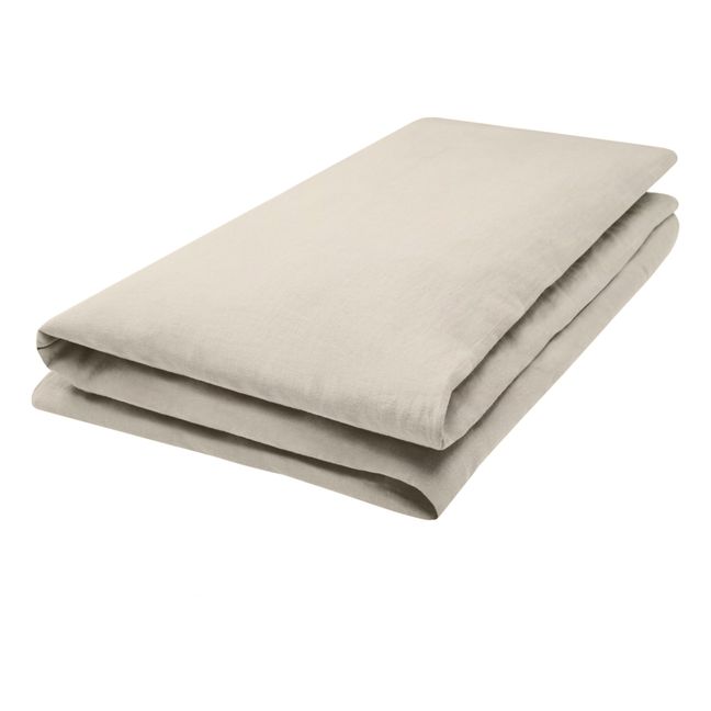 Washed Linen Duvet Cover | Natural