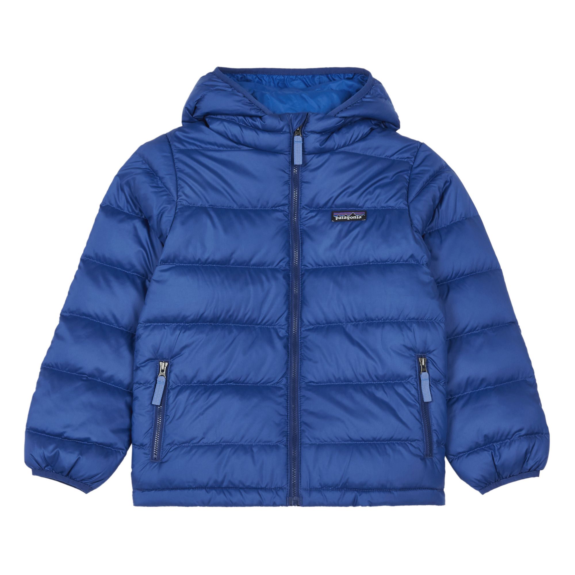 Recycled Polyester Down Hooded Jacket Blue Patagonia Fashion Teen