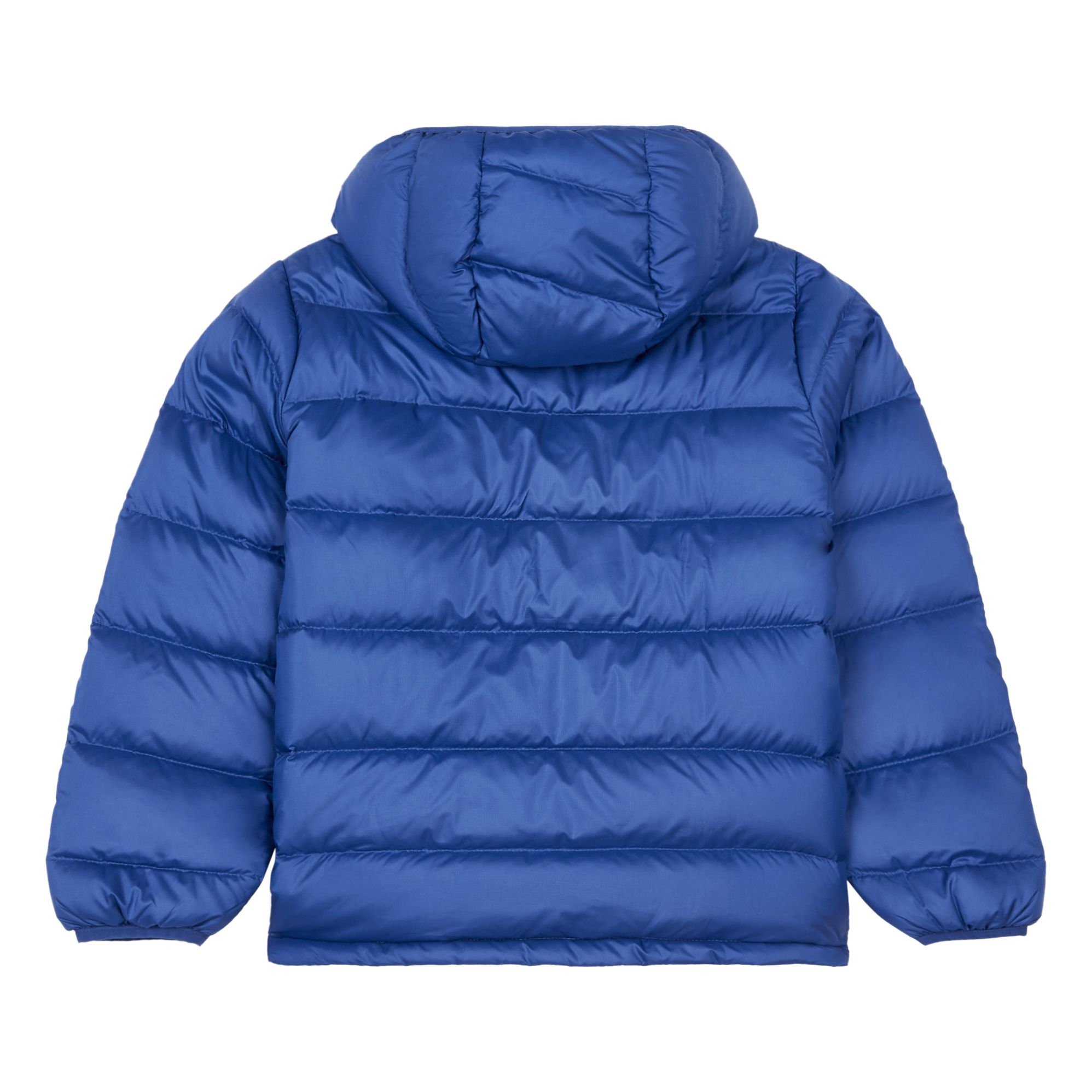 Recycled Polyester Down Hooded Jacket Blue Patagonia Fashion Teen