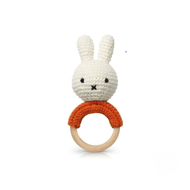 Sonajero de ganchillo Miffy | Naranja