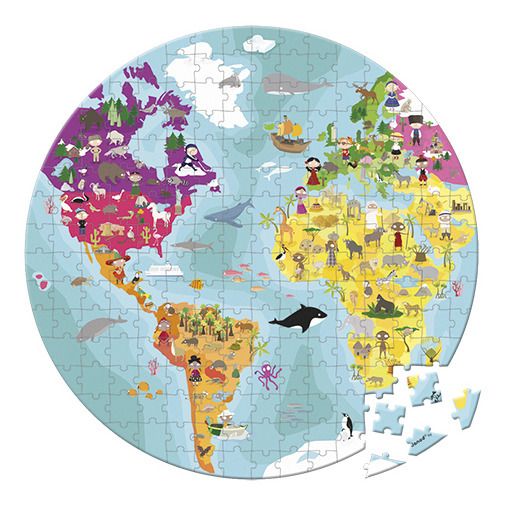 Puzzle Planeten doppelseitig