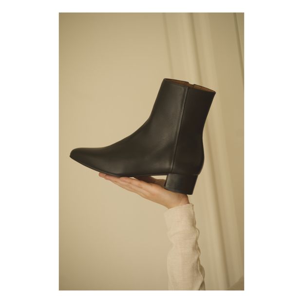 Anne Thomas Michele Leather Boots Black Smallable