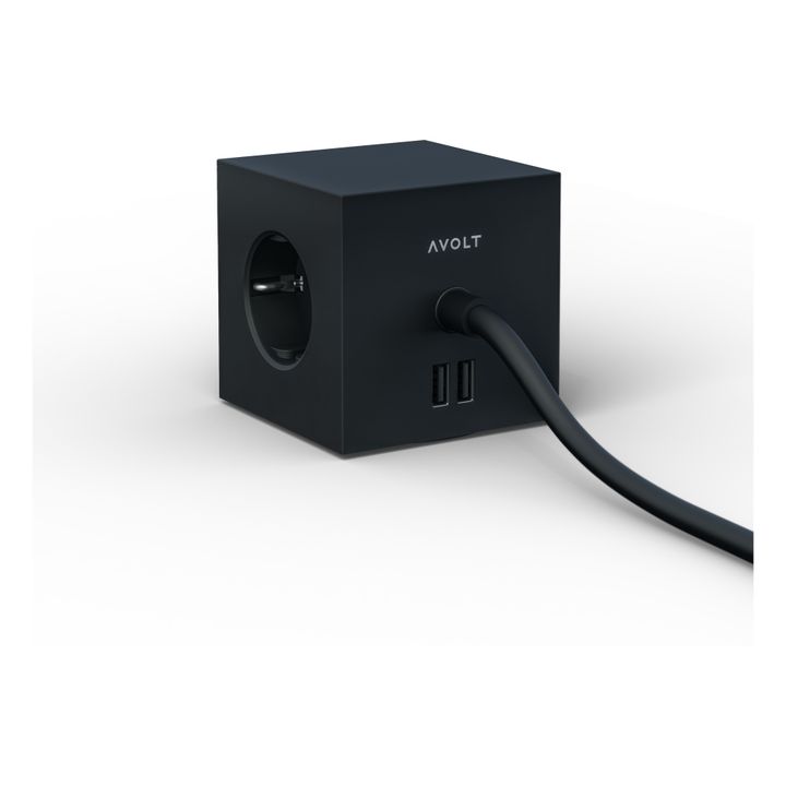 Cable de extensión Square 1 con conector USB Negro- Imagen del producto n°2