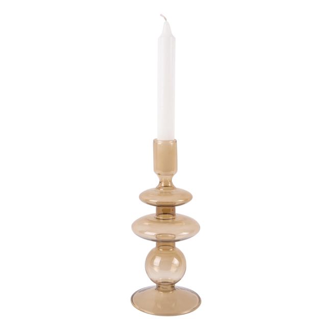 Art Rings Candle Holder | Brown