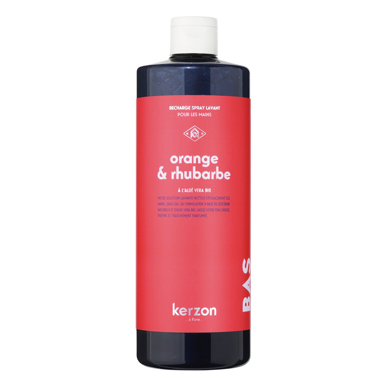 Kerzon - Recharge spray lavant orange & rhubarbe - 500ml - Rouge