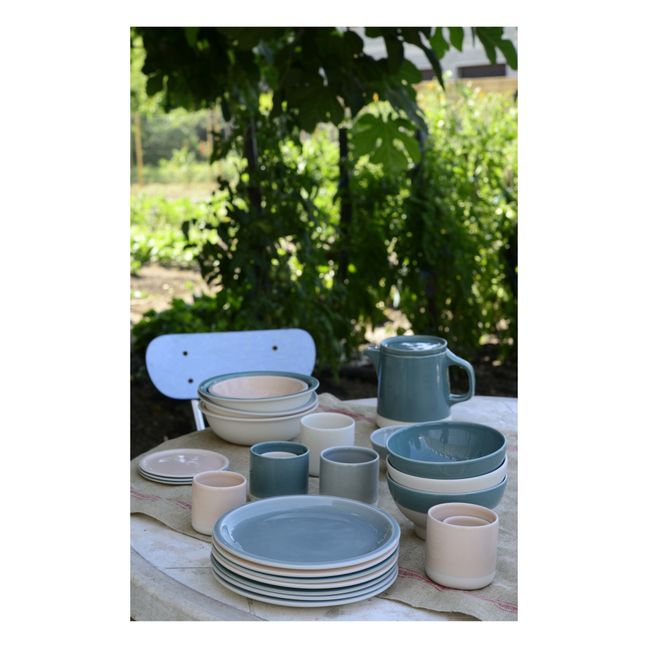 Cantine Ceramic Flat Plate | Chalk