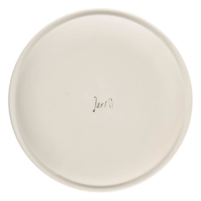 Assiette plate en céramique Cantine | Craie